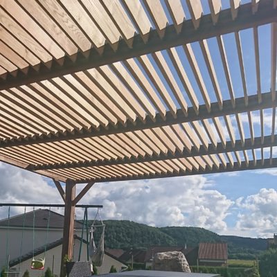 Terrasse et pergola en Ipé et Acacia